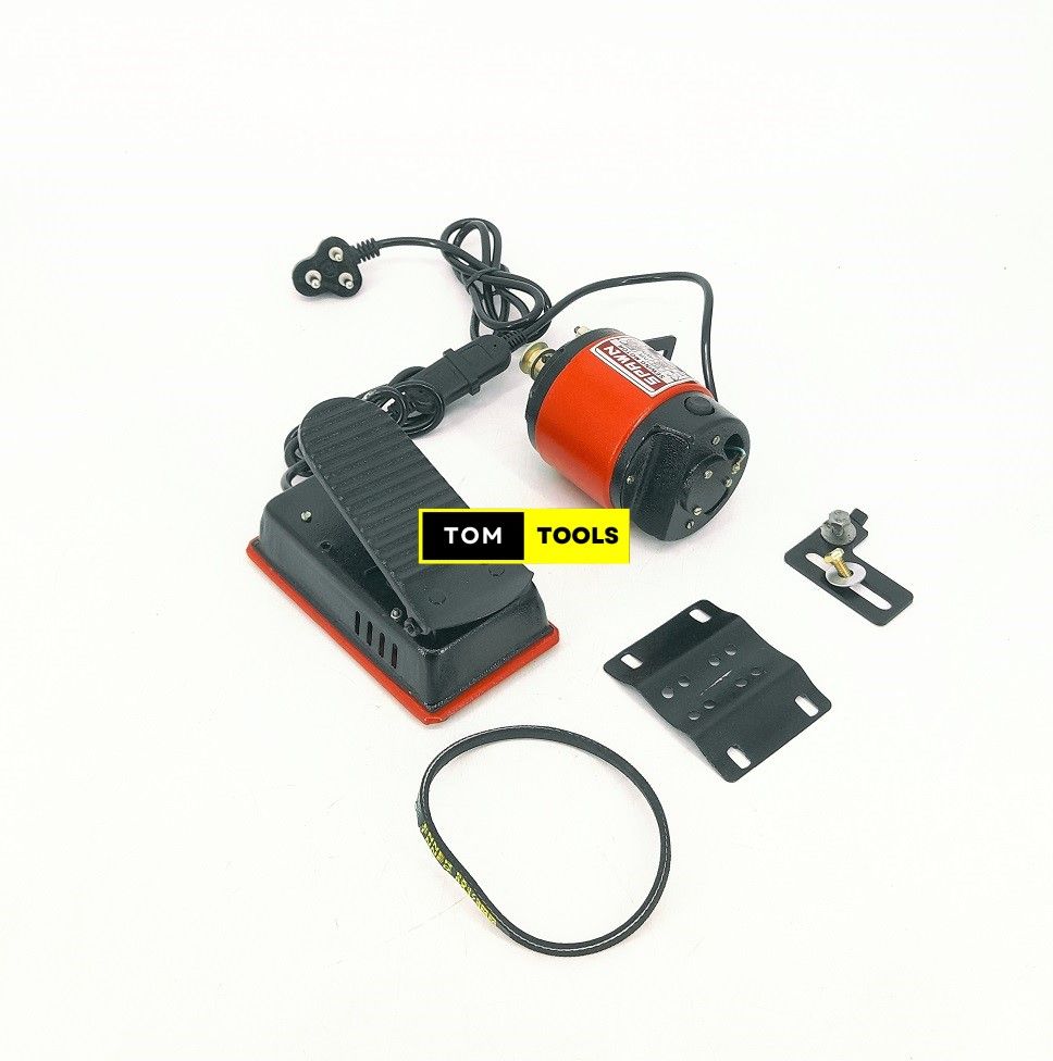Large Sewing Machine Motor with Regulator Foot Pedal