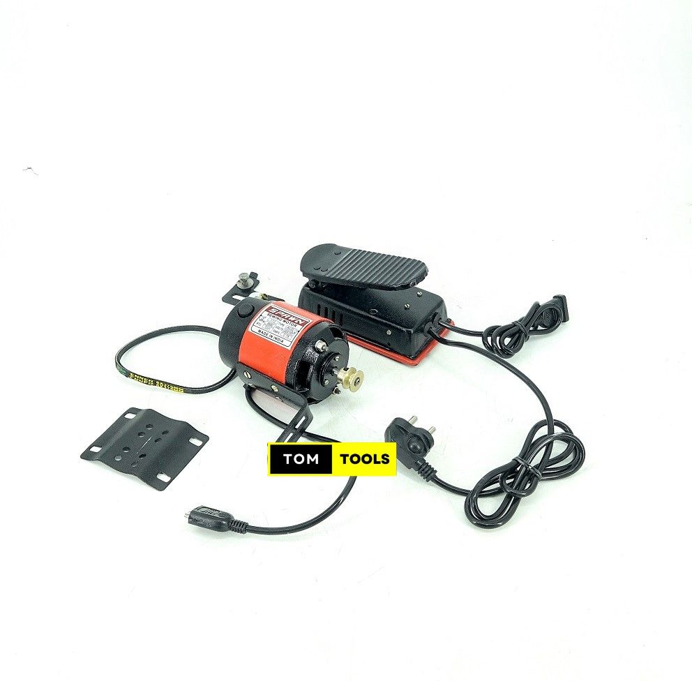 Large Sewing Machine Motor with Regulator Foot Pedal