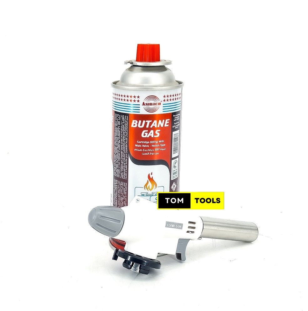 Self Igniting Adjustable Kitchen Butane Blow Torch