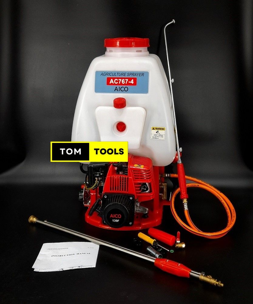 Powered Knapsack Sprayer with 25cc 4-Stroke Engine