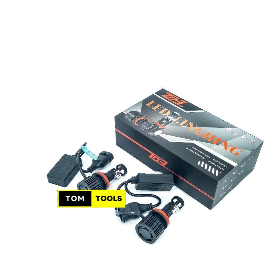 H11 High Power Mini Projector LED Bulbs, 16000 lumens, 90W, 6000K