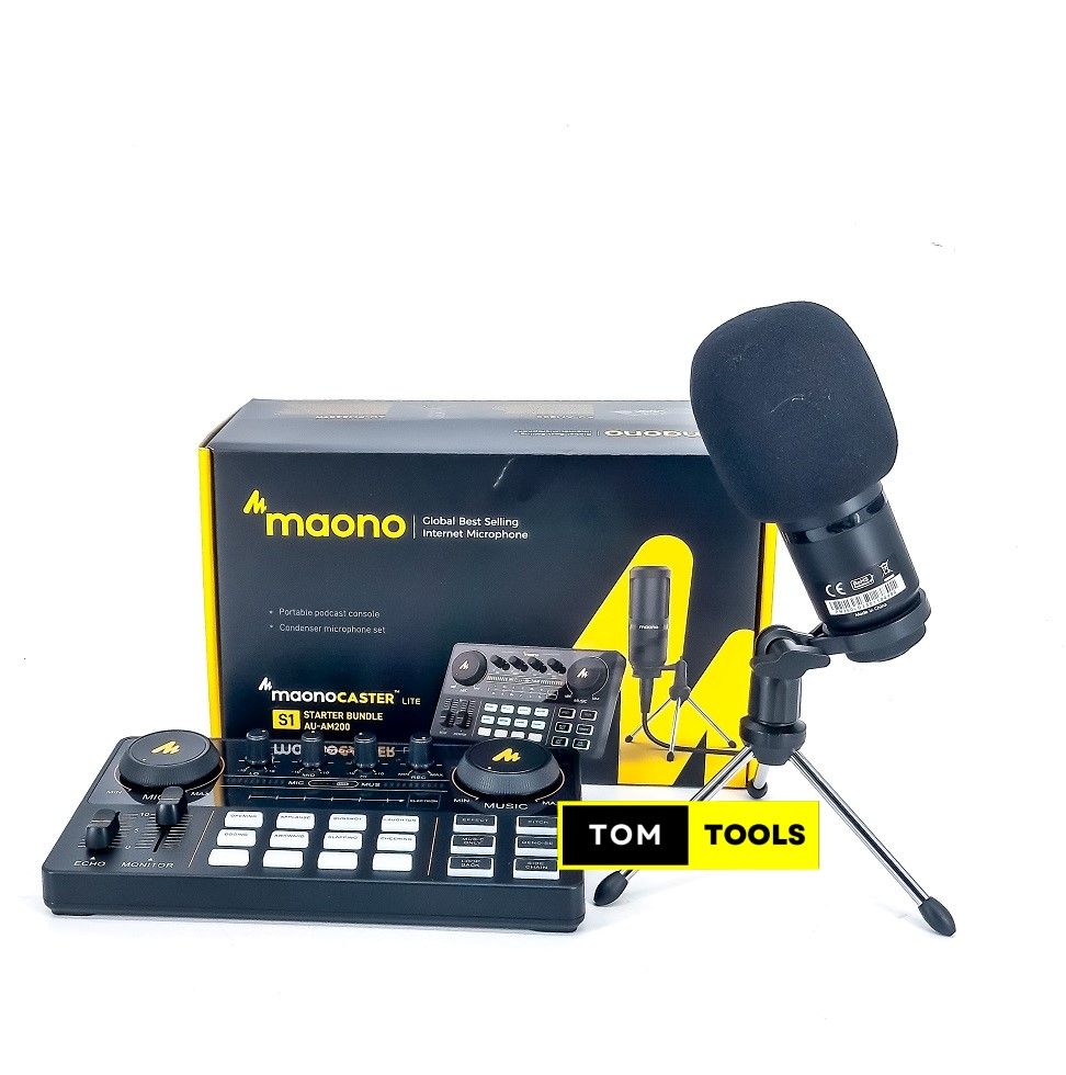 MAONO Portable Podcast Bundle  S1 AU-AM200 Maonocaster
