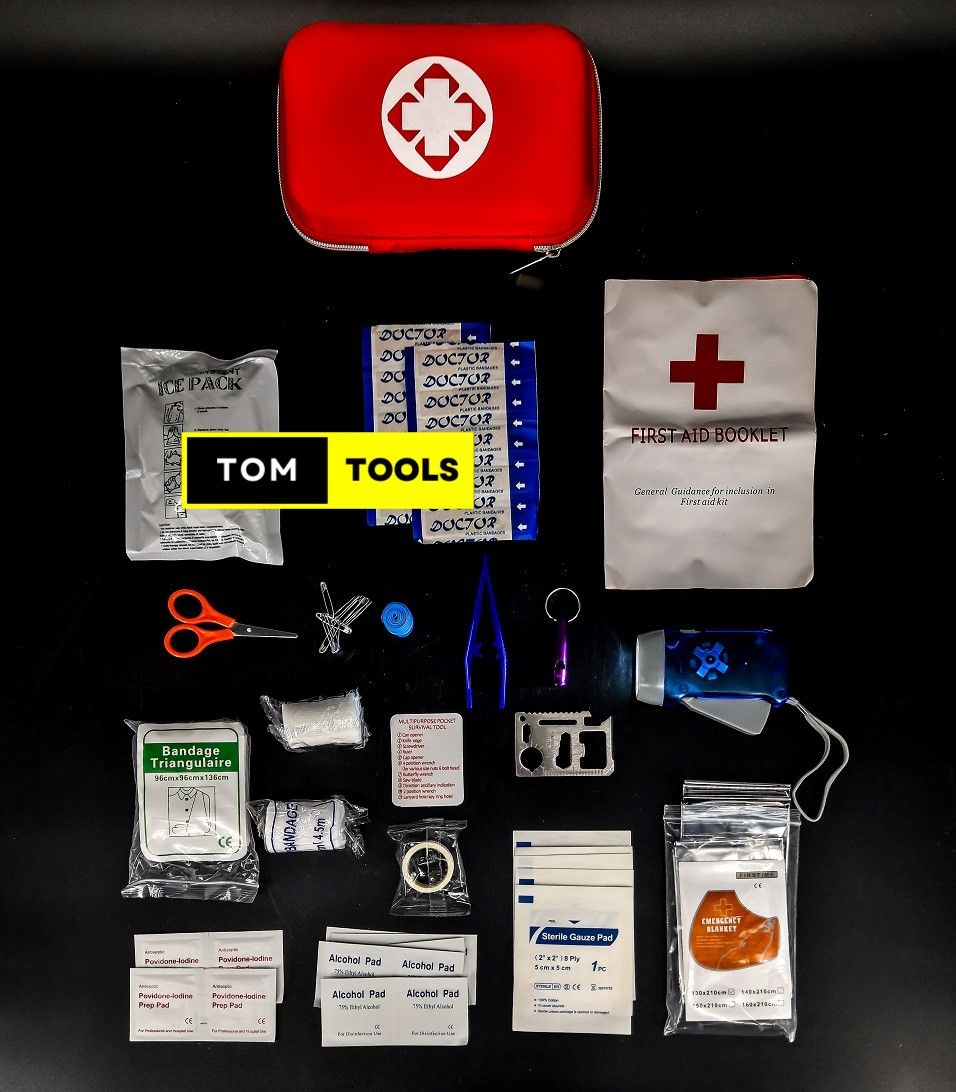 53PCS Professional First Aid Kit for Car, Home, School