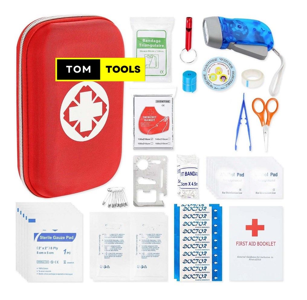 53PCS Professional First Aid Kit for Car, Home, School