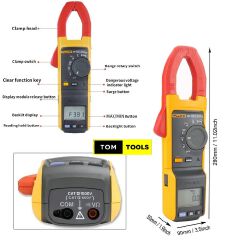Fluke 381 Remote Display True RMS AC DC Clamp Meter