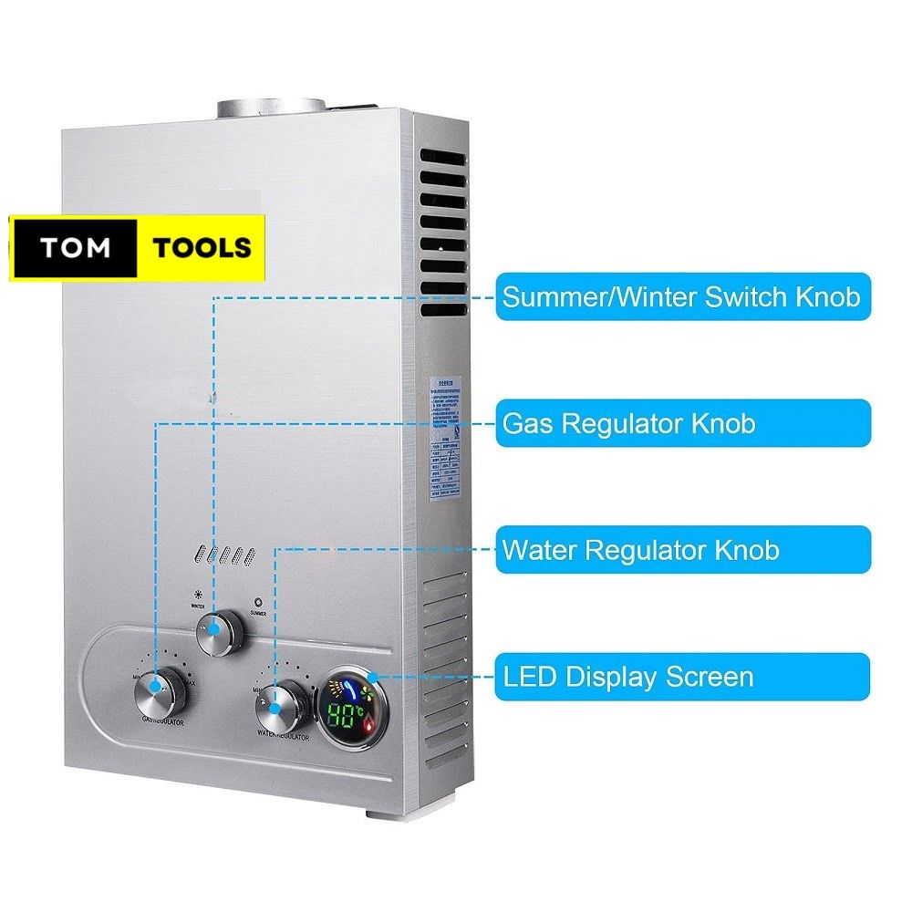 12L Tankless Water Geyser Gas Water Heater