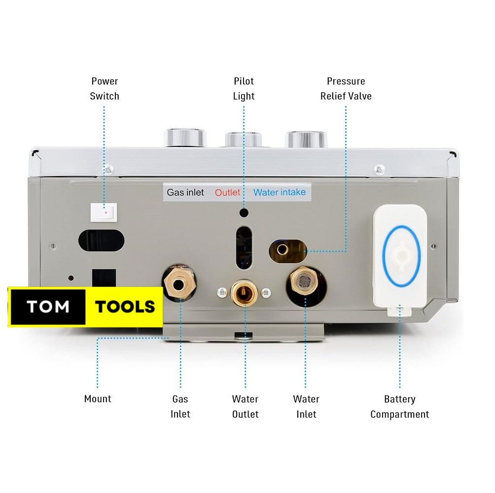 12L Tankless Water Geyser Gas Water Heater
