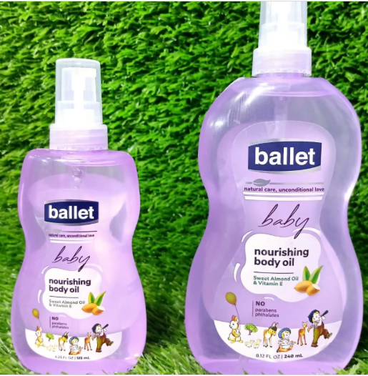 Ballet Baby Nourishing Body Oil SWEET ALMOND VITAMIN E