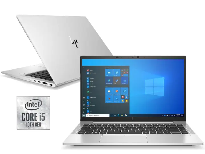 HP EliteBook 840 G7 Intel Core i5 8GB RAM 256GB SSD 10TH Generation, QuadCore 14 Inches FHD Touchscreen, Windows 11 Pro Notebook Refurbished Laptop