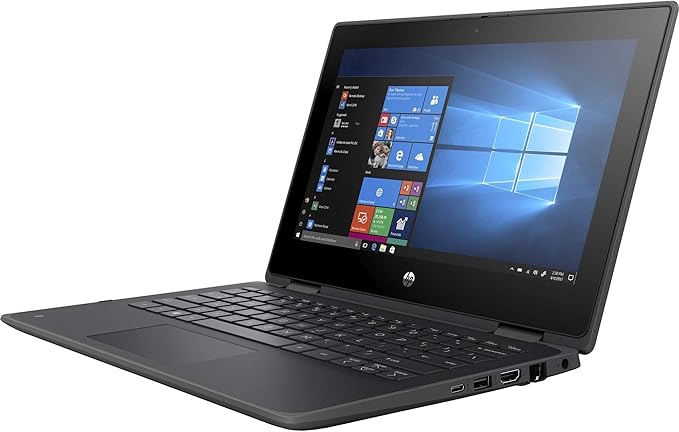 HP ProBook x360 11 G5 EE, 9th generation 8GB RAM 256GB, Intel Pentium Silver Quad core 11.6 inch touchscreen 2 in 1 Refurbished Laptop with a Free Bag