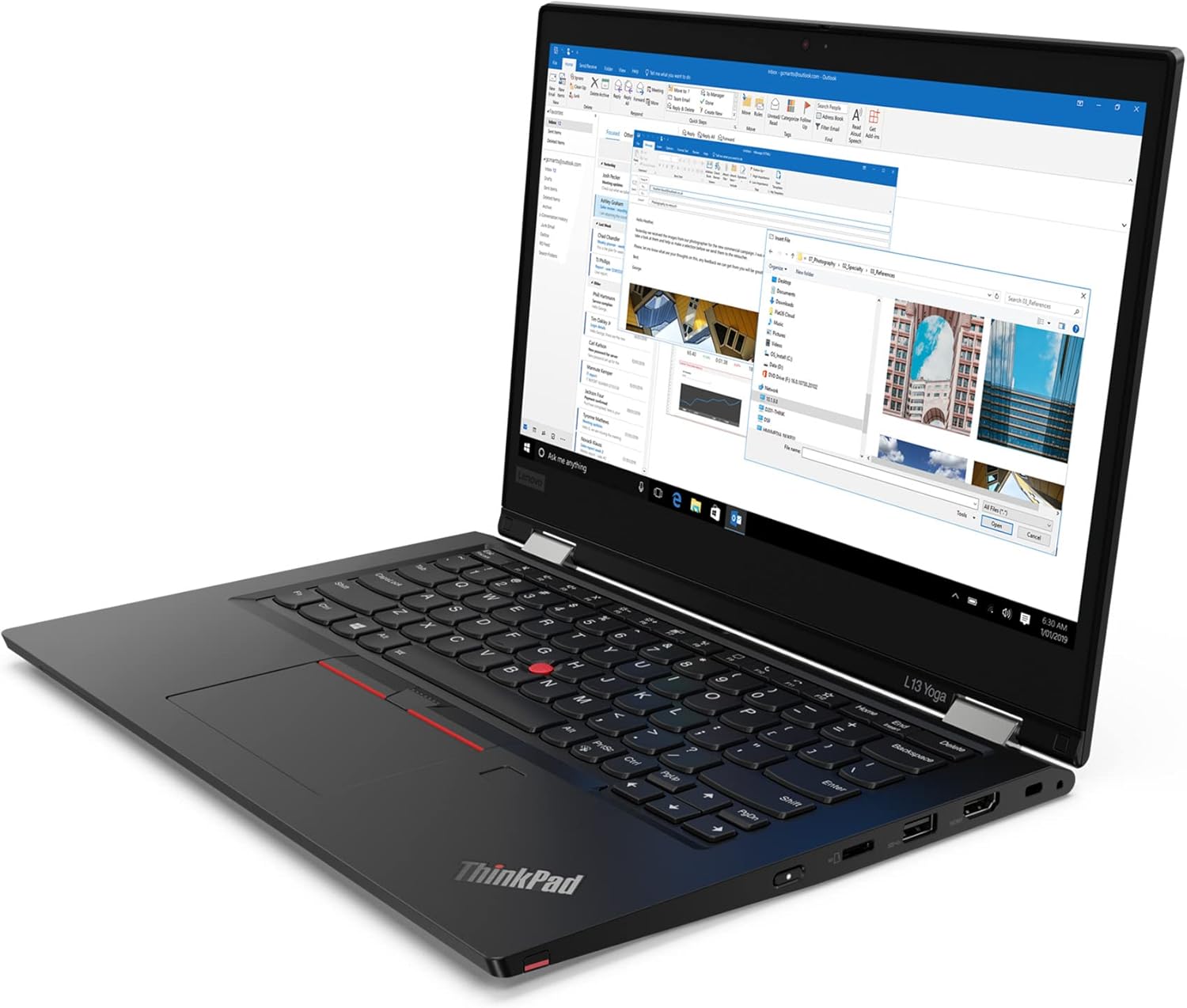 Lenovo ThinkPad L380 Yoga x360 Core I5 8th generation Quad core, 8GB RAM 256GB SSD 13.3 Inches FHD Touchscreen with a stylus Pen 2 in 1 Refurbished Laptop