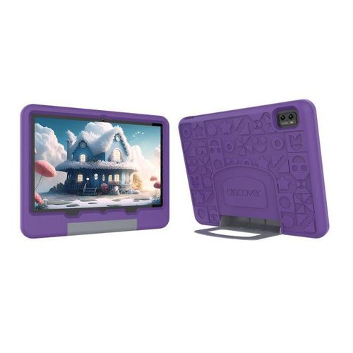 Discover K100 Kids Tablet PC, 8GB RAM 512GB ROM virtual Storage 10.1 Inches Display, Android, Dual sim, Dual Camera and Play Store, with Free Gift