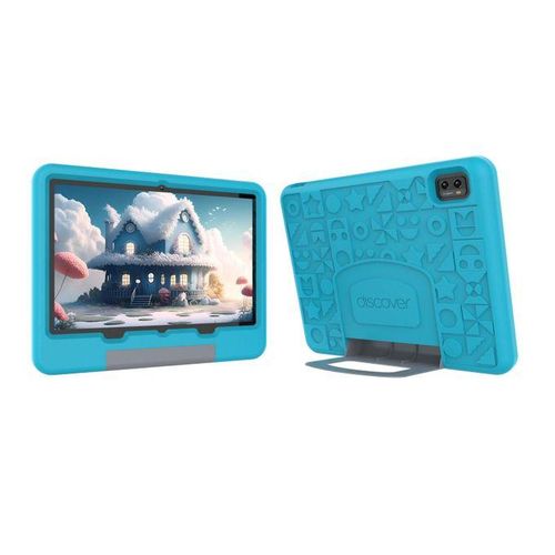 Discover K100 Kids Tablet PC, 8GB RAM 512GB ROM virtual Storage 10.1 Inches Display, Android, Dual sim, Dual Camera and Play Store, with Free Gift