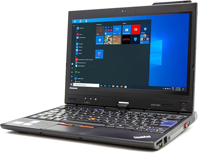 lenovo ThinkPad X220 Tablet, Core i5 4GB RAM 320GB HDD, 12.5 Inches Dsplay Touchscreen, 2.5GHz speed, windows 10 pro with a stylus pen 2 in 1 Refurbished laptop