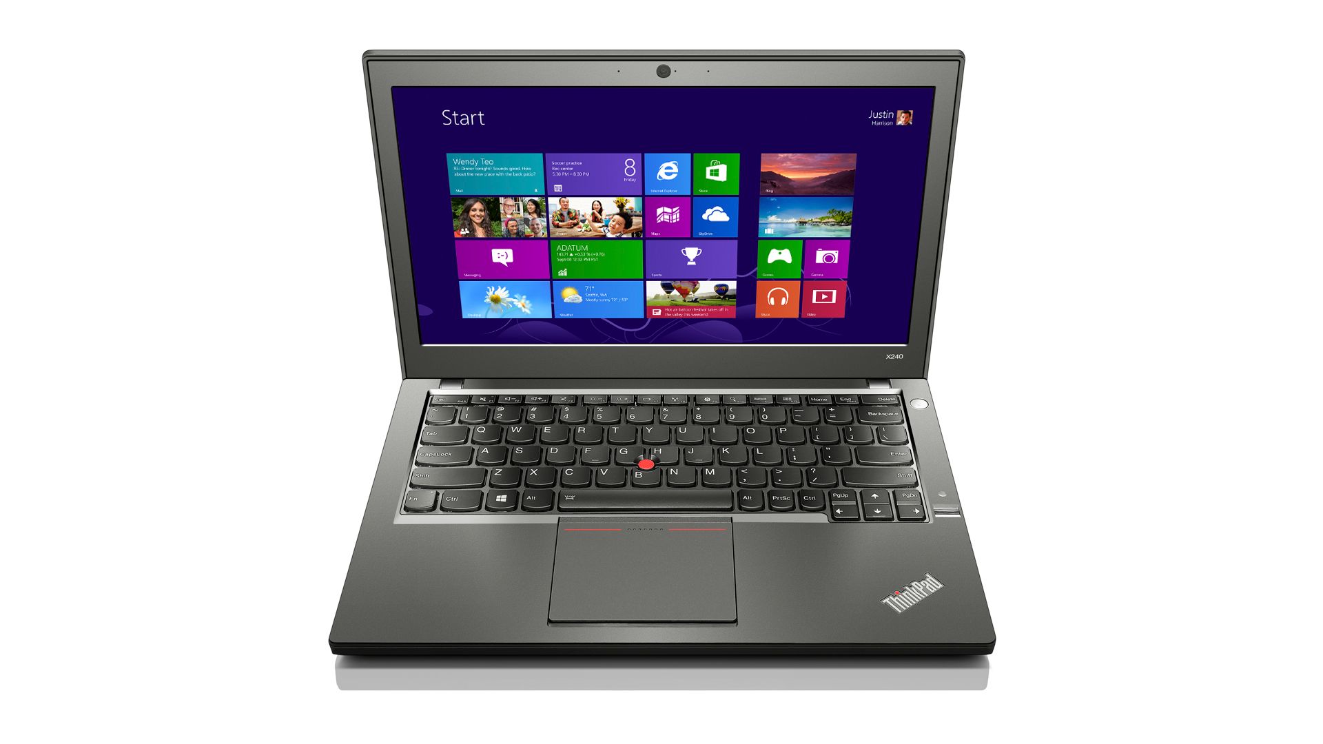 Refurbished Lenovo Thinkpad X240 Core i5 8GB RAM 256GB SSD, 12.5 Inches Windows 10 Pro, WIFI, Webcom, laptop