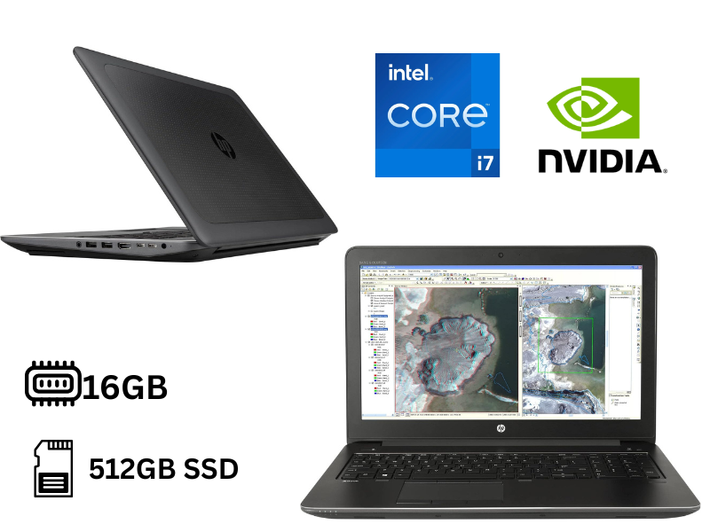 Refurbished HP Zbook 15 G3 Core I7 16GB RAM 512GB SSD+2GB NVIDIA  Graphics, Windows 11 pro, HDMI, VGA, 15.6″ Gaming Laptop