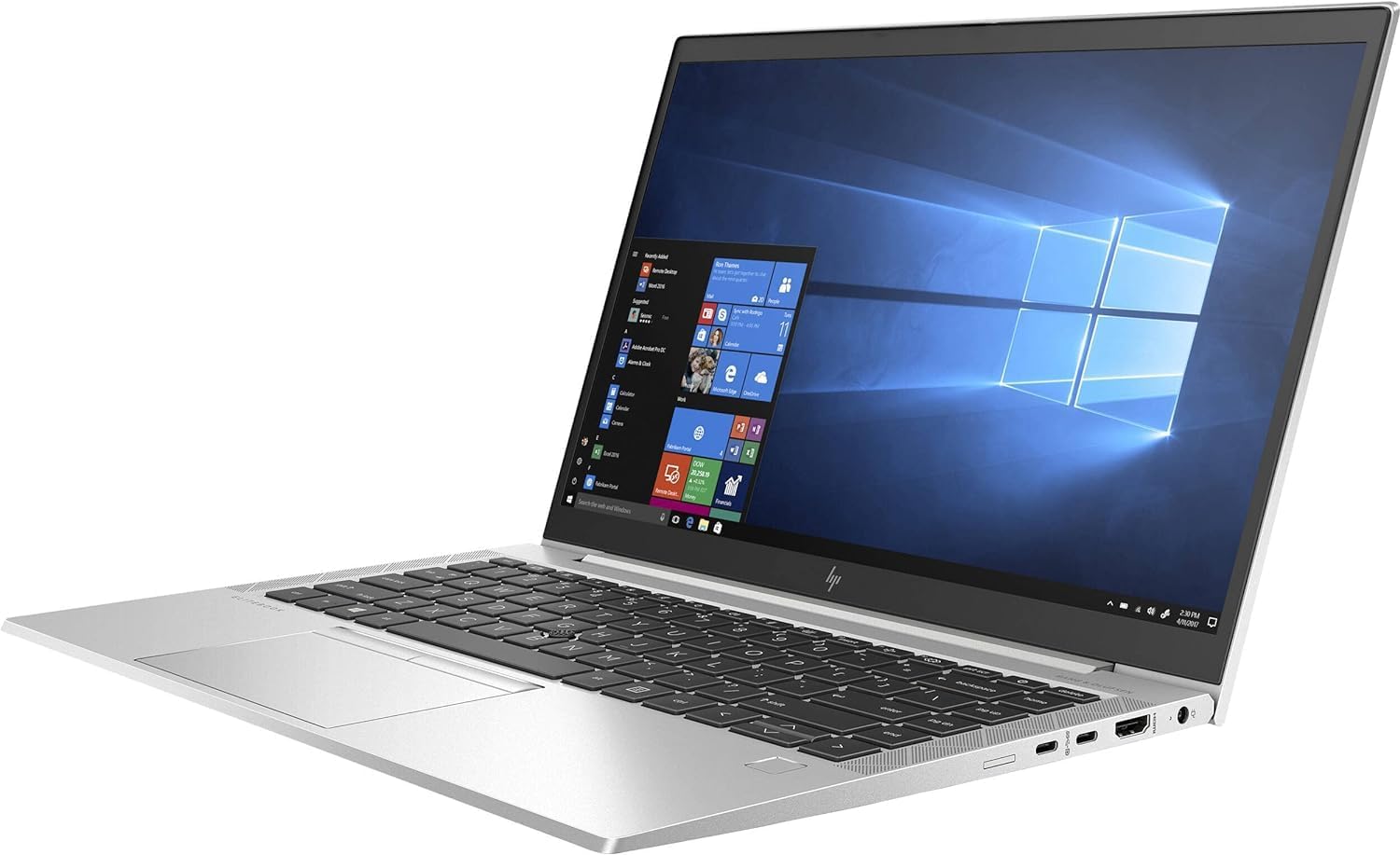 Refurbished HP Elitebook 845 G7 AMD Ryzen 5 pro 16GB RAM 512GB SSD 10th generation, 14 inches FHD Windows 11 pro, HDMI, WIFI, Camera, Type C port Notebook PC+Mouse
