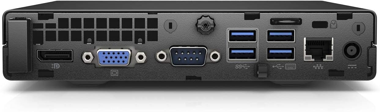 Refurbished HP ProDesk 600 G2 Intel Core i5 6th Gen 8GB RAM 256GB SSD Desktop Mini PC, Windows 10/11 pro, USB Type C, display port