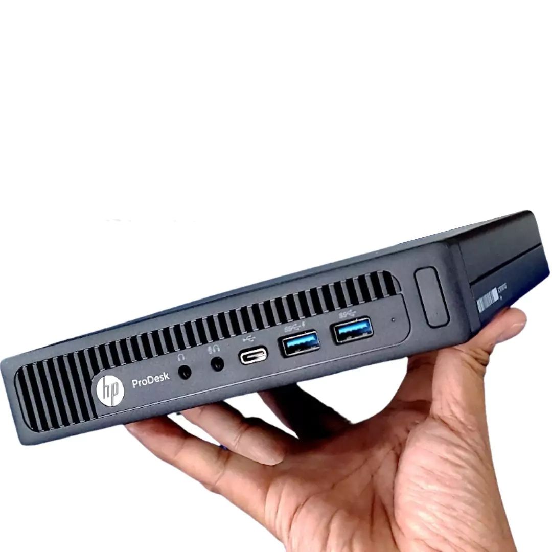 Refurbished HP ProDesk 600 G2 Intel Core i5 6th Gen 8GB RAM 256GB SSD Desktop Mini PC, Windows 10/11 pro, USB Type C, display port
