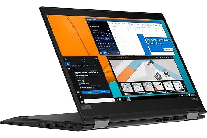 Refurbished Lenovo ThinkPad X13 Yoga x360 core 15 16GB RAM 256GB SSD 10th generation Quad core 13.3 Inches FHD Touch windows 11 pro, HD Camera, HDMI, Stylus Pen convertible 2 in 1 laptop +Mouse