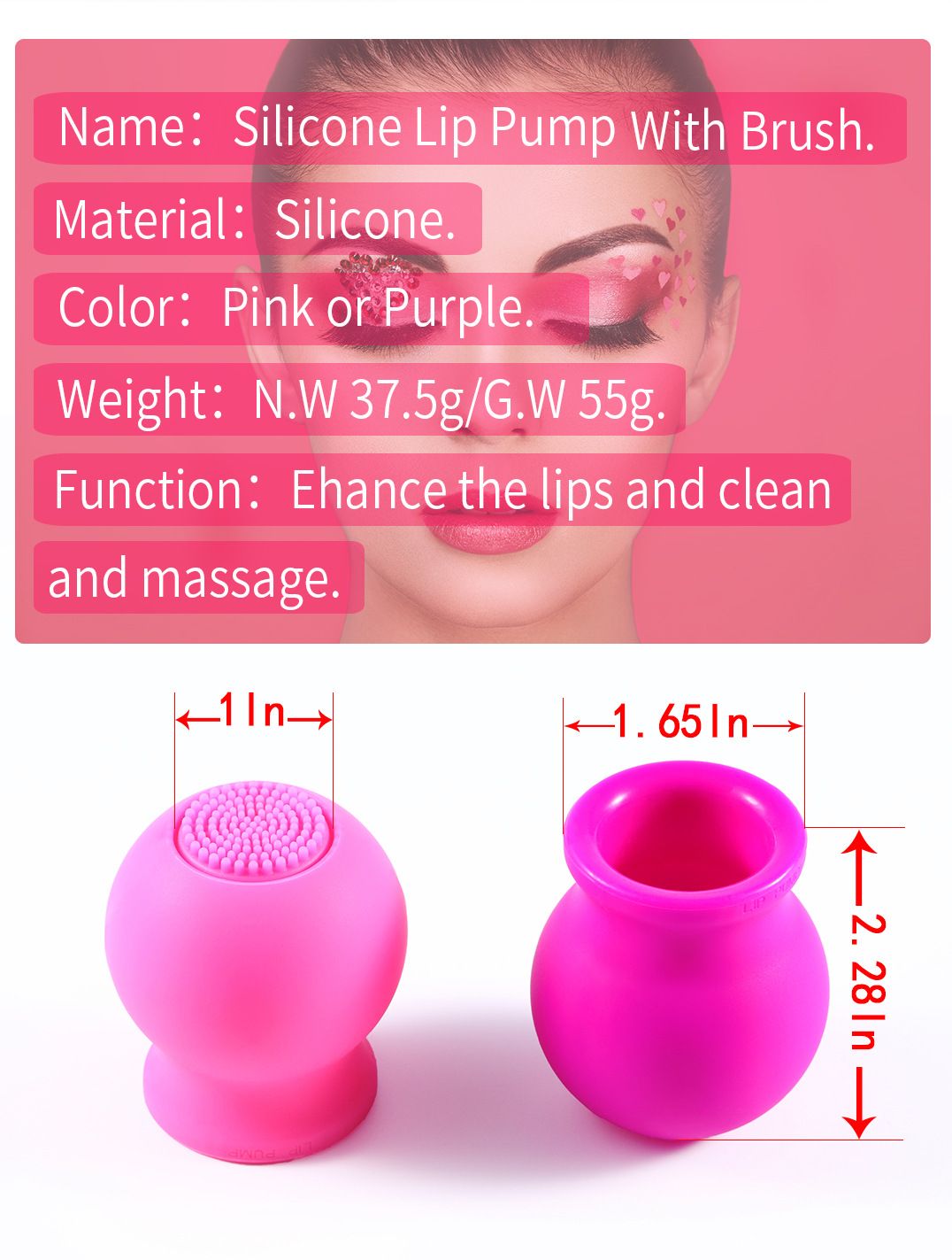 3 pcs The new fashion beauty lip lifter gives your lips more shape Lip massager
