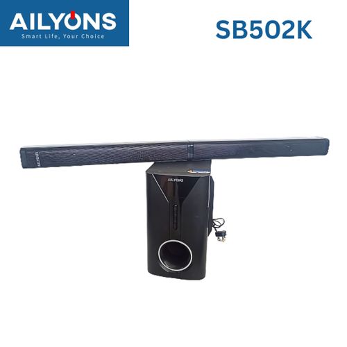 CLEARANCE OFFER AILYONS SB502K 2.1 CH Subwoofer / Sound Bar Multimedia Speaker System, BT/USB/SD/FM