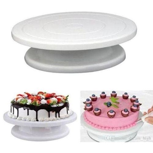 CLEARANCE OFFER Cake Turntable Revolving Rotating Cake Decorating Stand