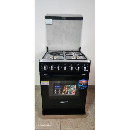 CLEARANCE OFFER Ecomax 3 gas + 1 Electric Hotplate 60by 60 standing cooker with electric oven