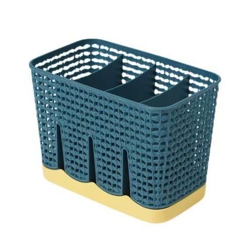 CLEARANCE OFFER  Cutlery Drainer Holder - Plastic Utensil Drying Rack - Spoon, Fork & Knife Organizer with Drainage