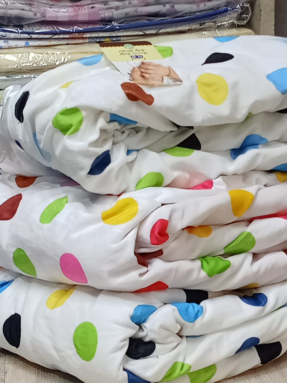 Dotted New Born Baby Blanket / Wrapping Shawl Super Soft Baby Shawl Blanket Wraps your baby in a touch of luxury. Hand finished and knitted in the finest yarns, our christening shawls