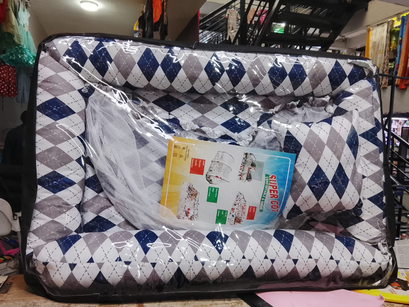 CLEARANCE OFFER Baby nest Co-sleeper With Removable Mosquito Net and Head Pillow