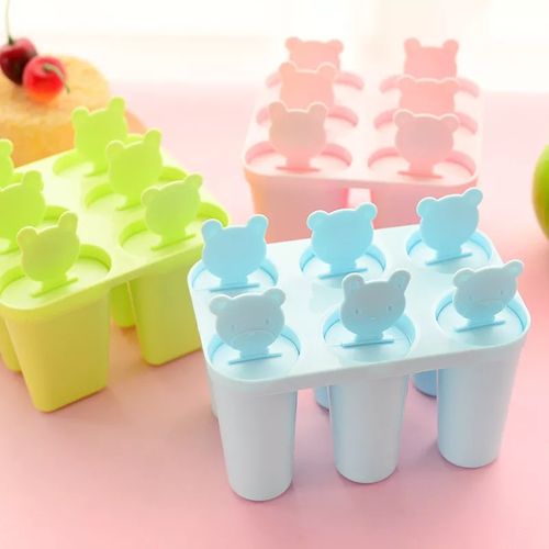 CLEARANCE OFFER 6-piece Set Ice Cream Mold Mould Popsicle Maker Box DIY