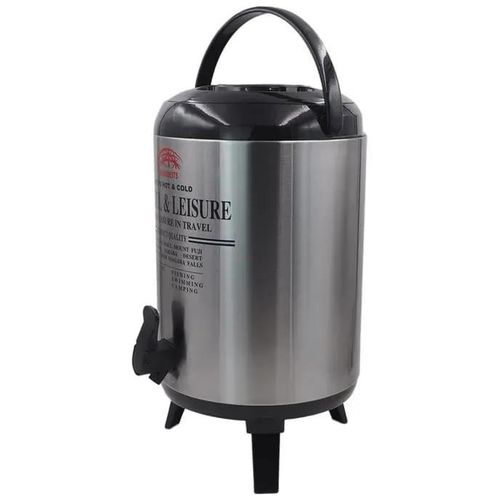 CLEARANCE OFFER SUNDABESTS 9.5 Ltrs Stainless Steel Portable Flask Tea/Coffee Urn Hot/Cold Beverages Drinks Dispenser Tea Urn