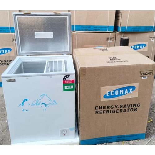 CLEARANCE OFFER Ecomax 119 litres deep freezer--Energy saving 3-Star Rated, Compact & Efficient