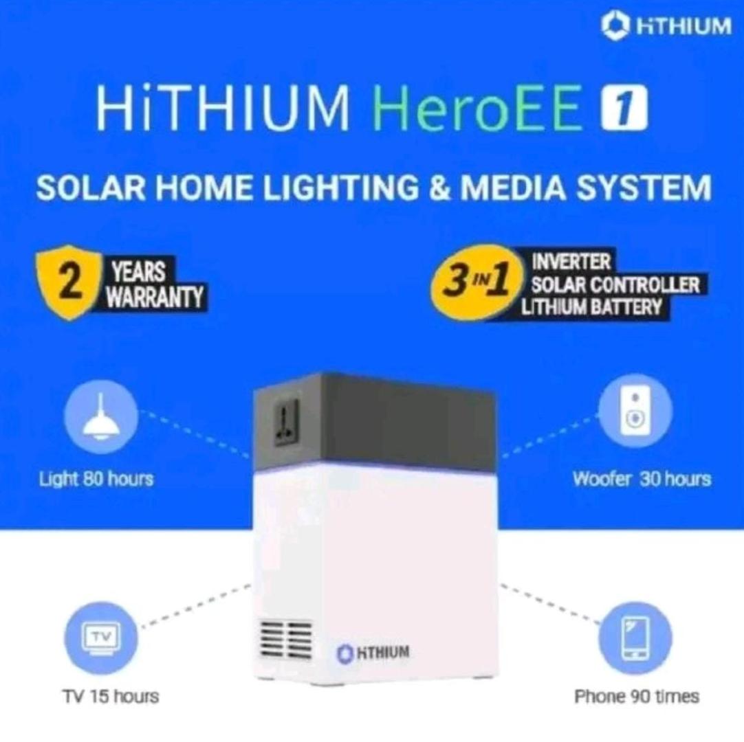 SPECIAL OFFER  HITHIUM HeroEE1  portable power station  solar power HITHIUM  3 in 1 inverter,battery, solar controller output 200W Rated power 1000w , 2years warranty.