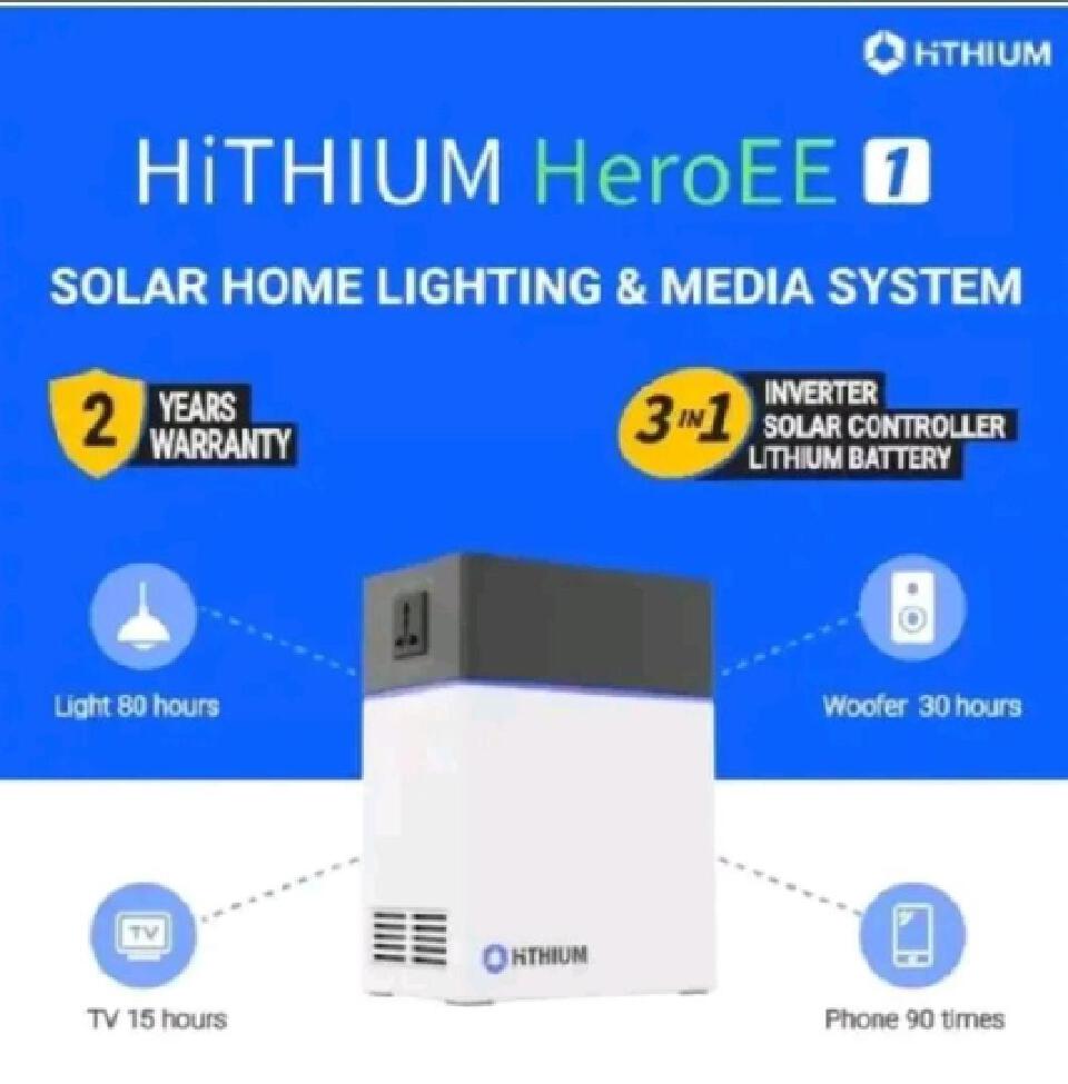 SPECIAL OFFER  HITHIUM HeroEE1  portable power station  solar power HITHIUM  3 in 1 inverter,battery, solar controller output 200W Rated power 1000w , 2years warranty.