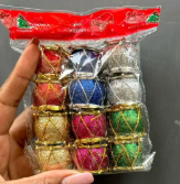 MARY  CHRISTMASS TREE DECOR 12 PCSMixed drum set LET MAKE OUR CHRISTMASS TREE ATTRACTIVE