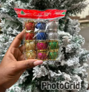 MARY  CHRISTMASS TREE DECOR 12 PCSMixed drum set LET MAKE OUR CHRISTMASS TREE ATTRACTIVE