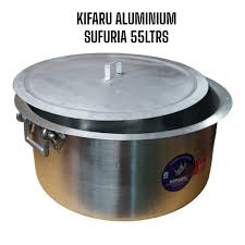 🎄🎄🎉CHRISTMAS OFFER 🎄🎄🎉55 ltrs Sufuria .Stainless aluminium offers excellent cooking performance. Tight-fitting covers seal in moisture and nutrients. Ideal for open charcoal jiko or firewood co