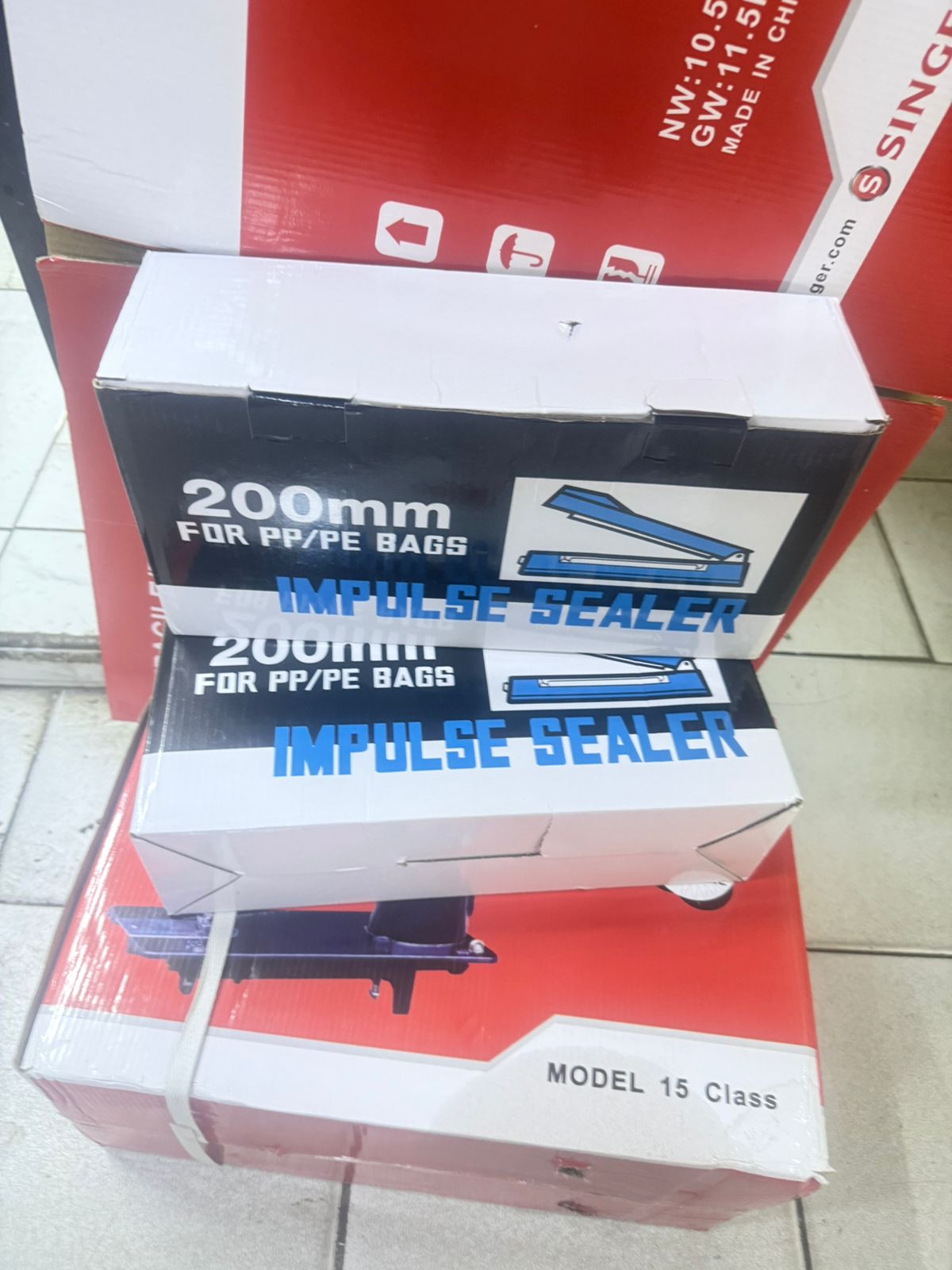 100% new and high qualitY😶‍🌫️Impulse Heat Sealer 200mm Electric Plastic Poly Bag Hand Sealing Machine🎉High-quality silicone layering, even formation, to ensure that sealing formation rules, do not