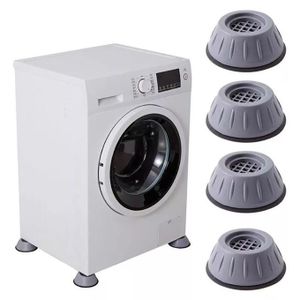 4Pcs Washing Machine Antivibration Anti Vibration Pads Shock And Noise Cancellation Pads.Washing machine foot pad is made of high quality resin fiber plastic and TPU glue. It has good bearing capacity