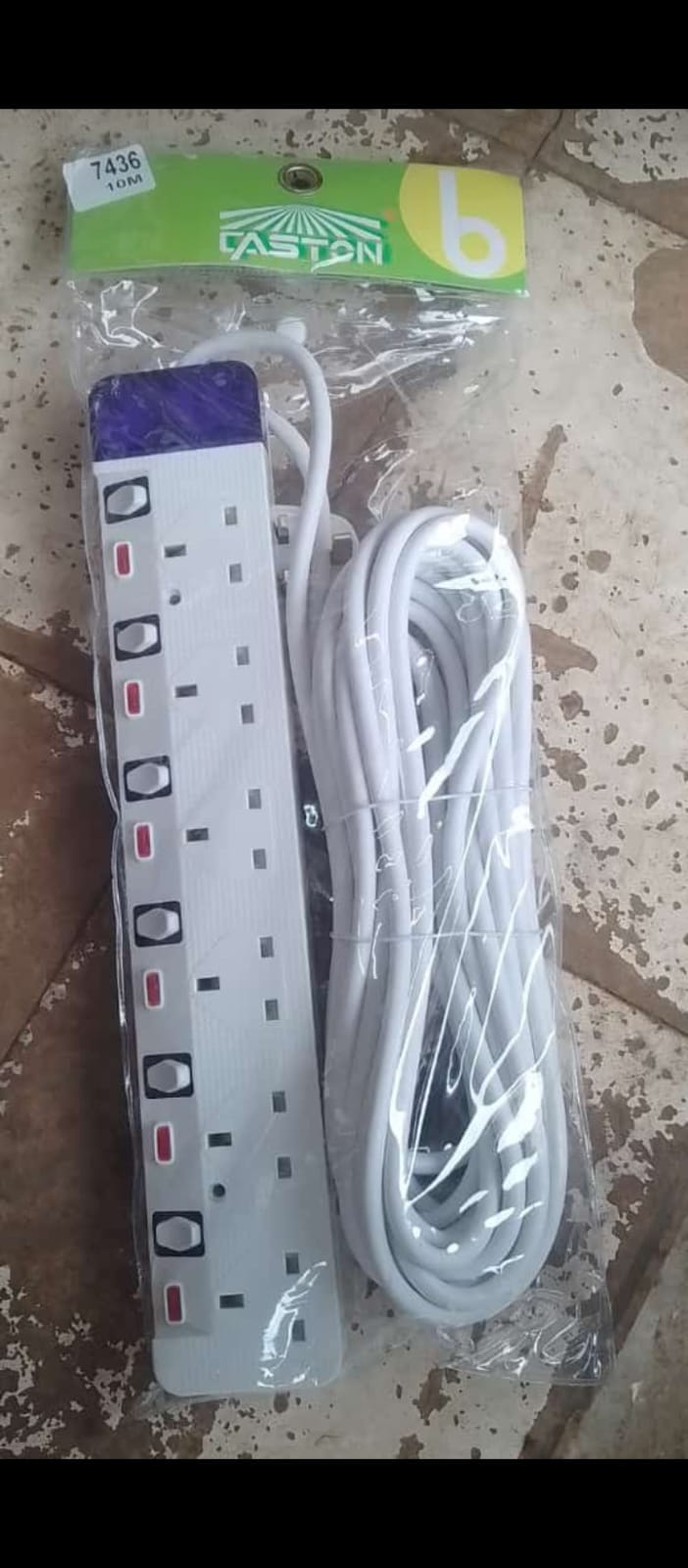 ❗️❗️UP YOUR GAME ❗️❗️Caston 6-Way-Power Extension Cable>, Power Protector 10m Long.Power protection
Long cable for extra reach
Heat resistant hard ABS plastic to withstand overheating
Safety shuttered