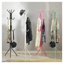 🤪😋EMBRACE THE LATEST TREND ✅️ Floor Standing Coat Rack Handbag/Clothes/Hat Rack Organizer.Thickened round tube, rust-proof and durable.
A-frame bottom, stands stable.
Rounded and smooth hooks.
For h