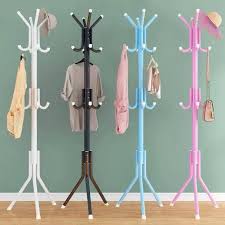 🤪😋EMBRACE THE LATEST TREND ✅️ Floor Standing Coat Rack Handbag/Clothes/Hat Rack Organizer.Thickened round tube, rust-proof and durable.
A-frame bottom, stands stable.
Rounded and smooth hooks.
For h