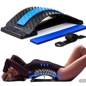 ✔️🎉😋GOOD DEALS **Back Stretcher For Low Back Pain Relief Back Massager Neck Stretcher Multi-Level Lumbar Support Stretcher Spinal, Lower And Upper Muscle Pain Relief