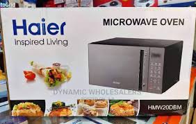 🔅KENYAN LOVED♦️♥️##INSPIRED LIVING😇😋Haier HMW20DBM Digital Microwave Oven 700W, 20L - Black.Stylish (Silver) stainless steel finish, Compact size 20L Capacity, 700 Watts and 10 Power Levels.
Clock