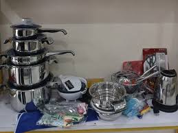 KENYAN MOST LOVED.🎉🧚‍♀️oN OFFER👌110pc Bosch Cookware Set.Premium stainless aluminium offers optimum cooking performance. 
Tight-fitting covers seal in moisture and nutrients.
Ideal for open charcoa