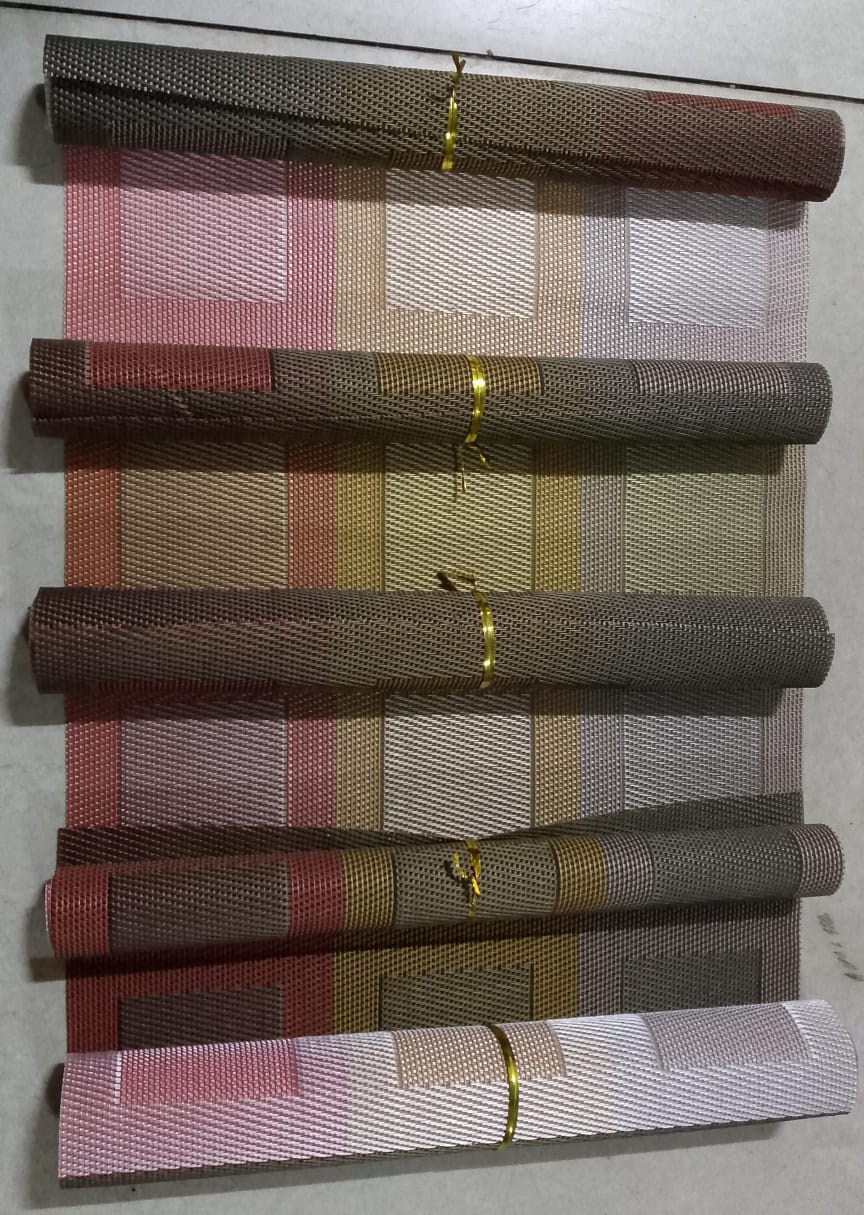 Fashion 6 Pcs Table Mat PVC Western Kitchen Dining Room Table Mat.6 pcs Table Mat PVC Western Kitchen Dining Room Table Mat 
Kitchen & Table Linens Type：Place Mats
Kitchen & Table Linens Material：PVC