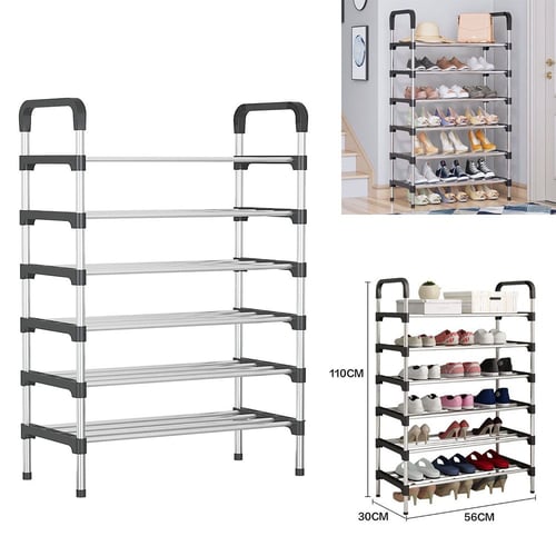 New arrivals 🎊🎊🎉🥳🎊6 Layer Stainless Steel Executive Shoe Rack Organizer.
Durable.
Store more shoes
Made of stainless steel tube
Easy to assemble