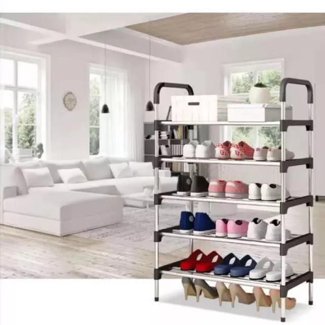 New arrivals 🎊🎊🎉🥳🎊6 Layer Stainless Steel Executive Shoe Rack Organizer.
Durable.
Store more shoes
Made of stainless steel tube
Easy to assemble